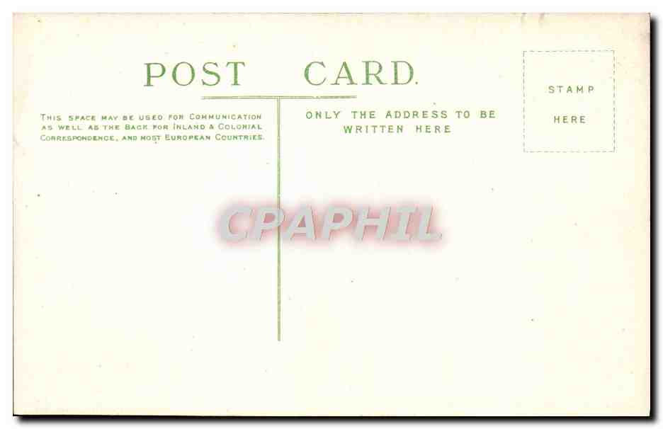 CPA Brantwood Ruskin's Home And Coniston Water — Rückseite