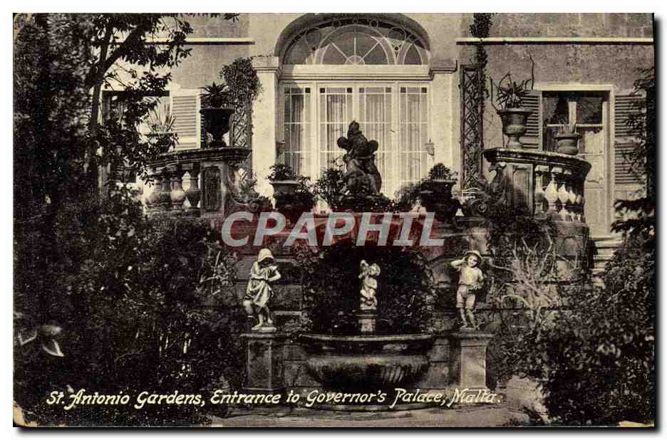 CPM St Antonio Gardens Entrance To Governor's Palace Malta