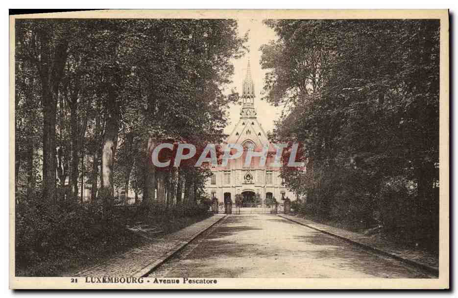 CPA Luxembourg Avenue Pescatore
