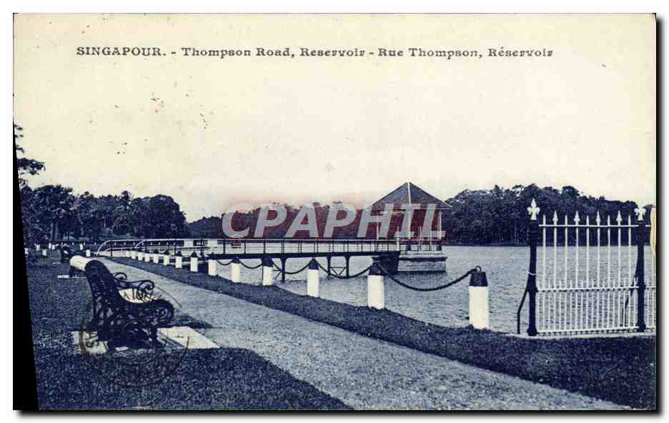 CPA Singapour Thompson Road Reservoir Rue Thompson Reservoir