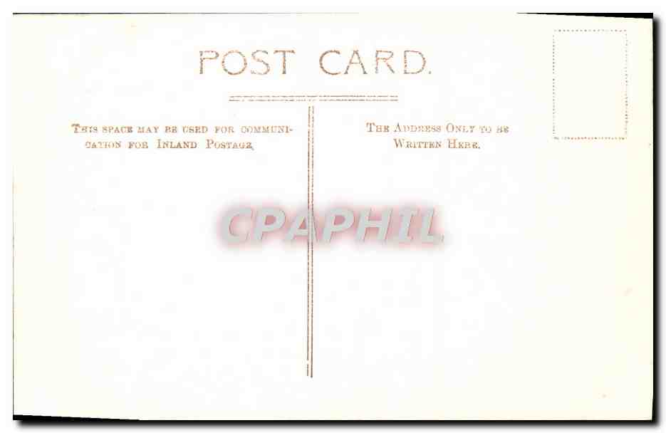 CPA Stirling Mar's Work — Rückseite