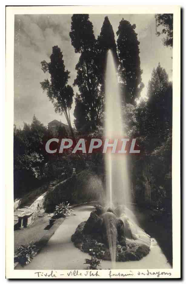 CARTE PHOTO Tivoli Villa d'Este