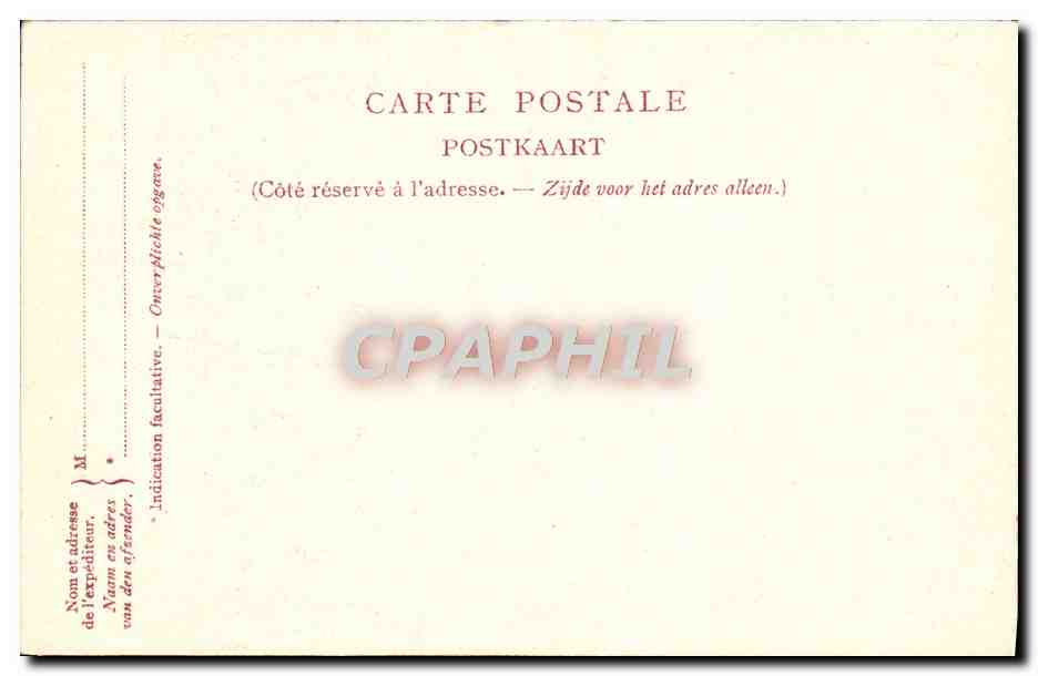 CPA Bruxelles La Bourse — Rückseite