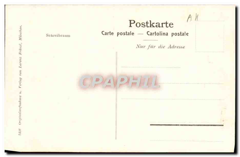 CPA Grusse Aus Tutzing Am Starnbergersee — Back