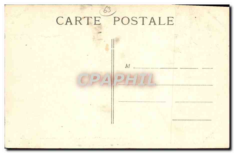 CPA L'Auvergne Fittoresque Orcival Vue Generale — Rückseite