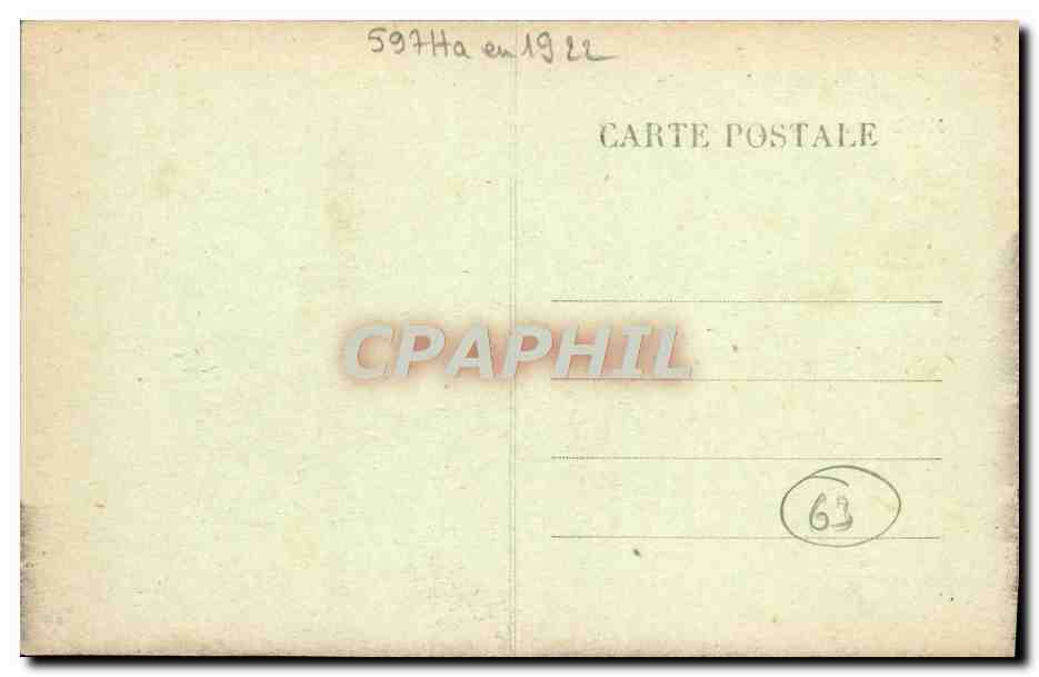CPA L'Auvergne Illustree Orcival Eglise Romane Monument Historique — Verso