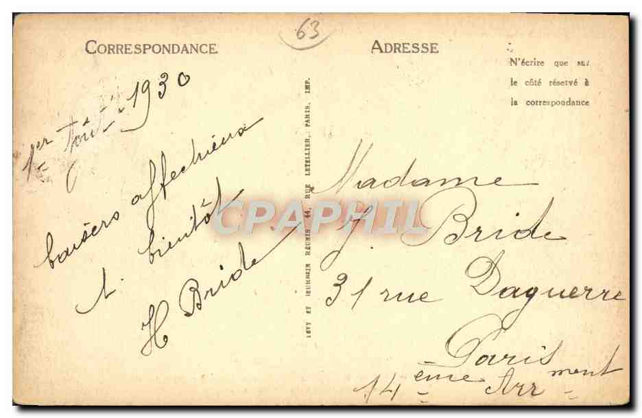 Puy-de-Dôme (alt. 1467 m) — surnommé à juste titre 'Le Grand-Père des Auvergnats' — LL — Reverso
