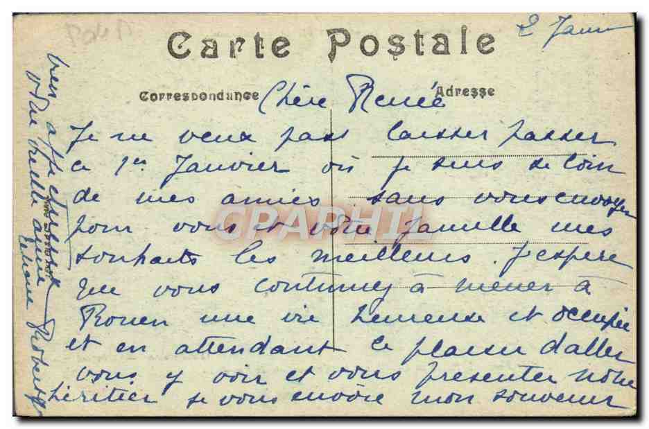Le Mont-Dore et le Plomb du Cantal, vus de l'Observatoire du Puy-de-Dôme — Cliché Plazanet — Sélecta — Verso