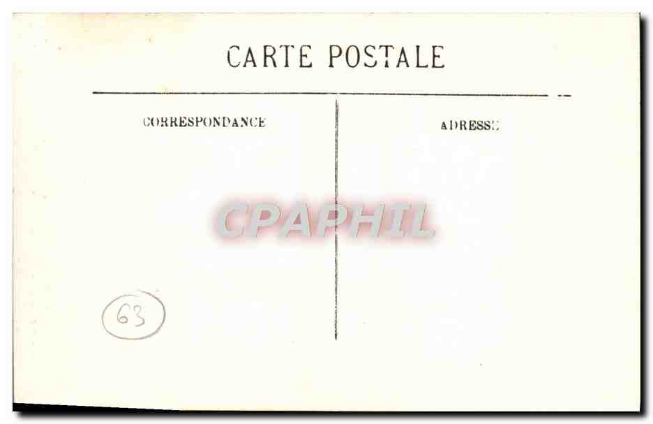 Auvergne — L'Observatoire du Puy de Dôme — Édition spéciale de l'Observatoire — Rückseite