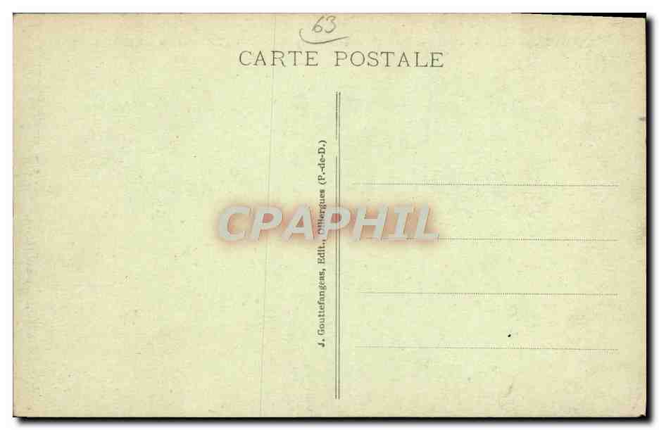 Camp de la Fontaine du Berger — L'Auvergne — n° 413 — éditeur J. Goutiefangens — Reverso