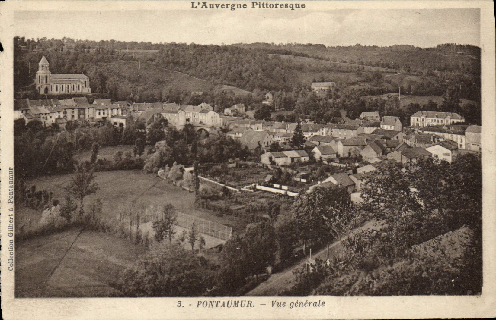 CPA L'Auvergne Pittoresque Pontaumur Vue Generale