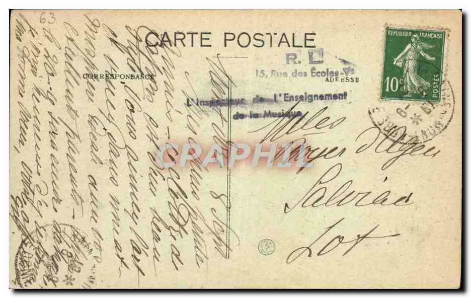 CPA L'Auvergne Pittoresque Monument Au Paturage — Reverso