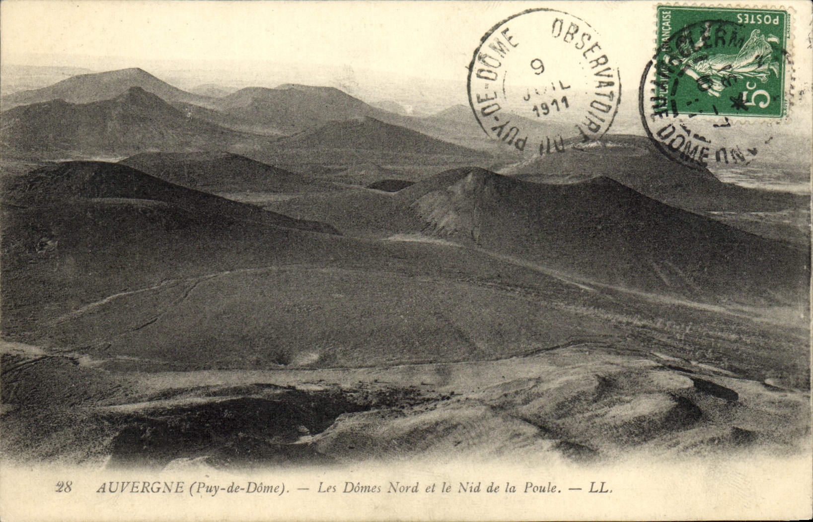 Auvergne (Puy-de-Dôme) — Les Dômes Nord et le Nid de la Poule — LL.