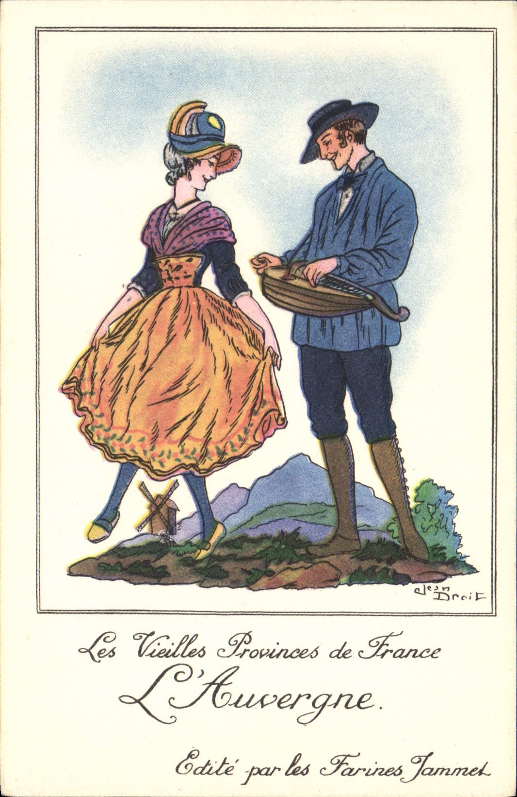 Les Vieilles Provinces de France — L'Auvergne — Édité par les Farines Jammet