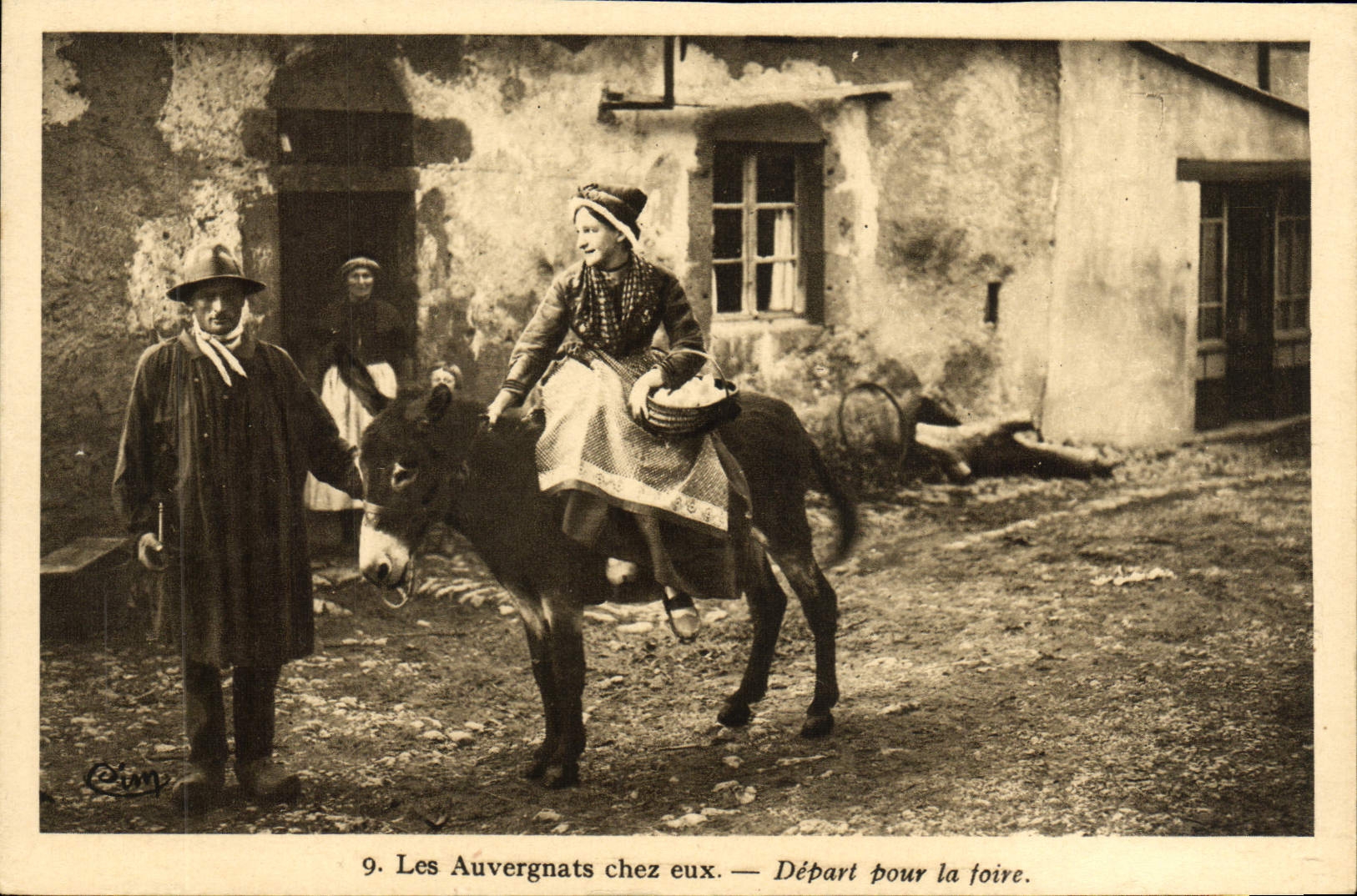 Les Auvergnats chez eux — Départ pour la foire.