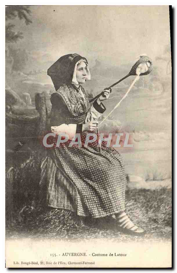 Auvergne - Costume de Latour - Lib. Bougé-Béal, 31, Rue de l'Écu, Clermont-Ferrand