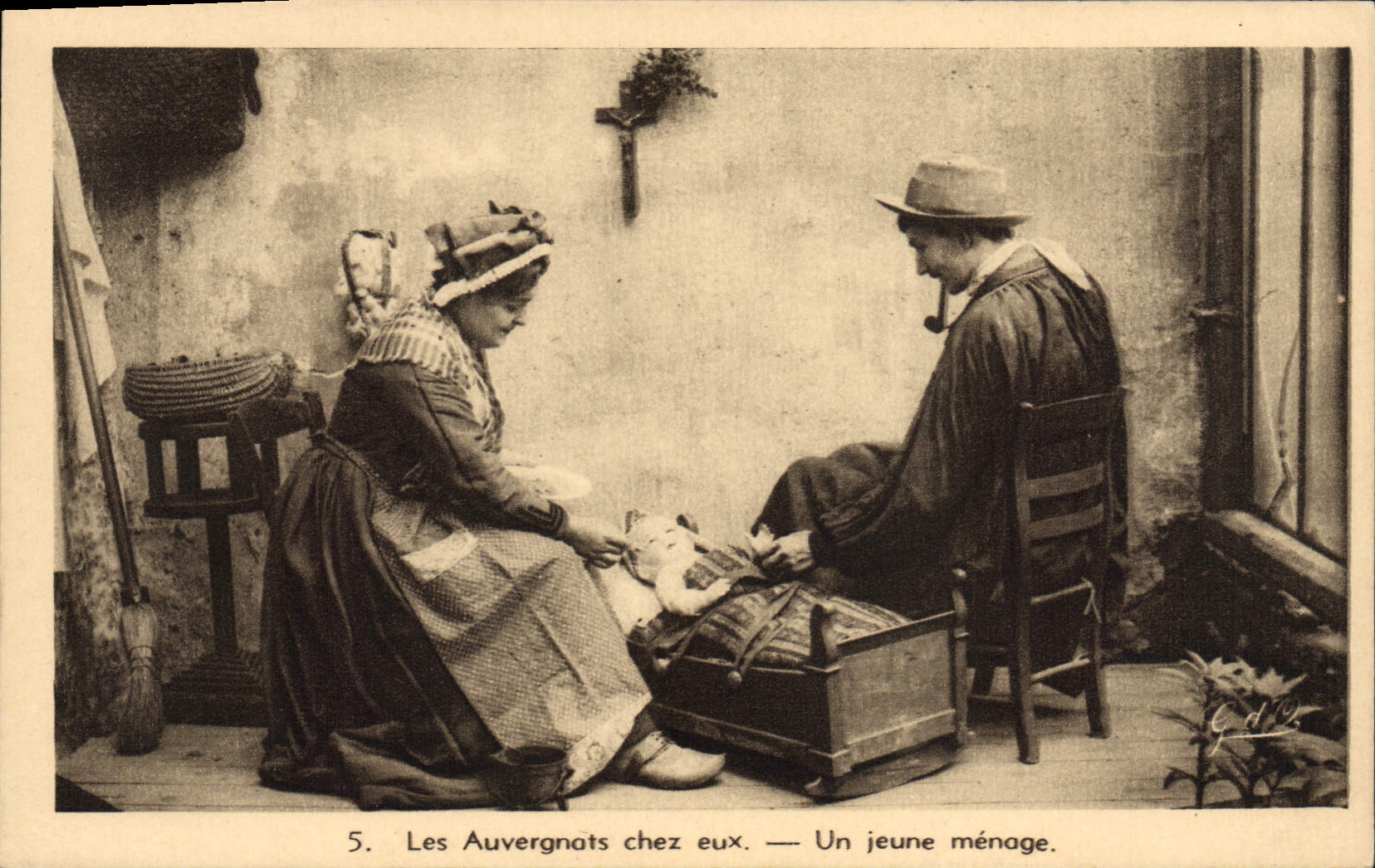 Les Auvergnats chez eux — Un jeune ménage — G.D. 5