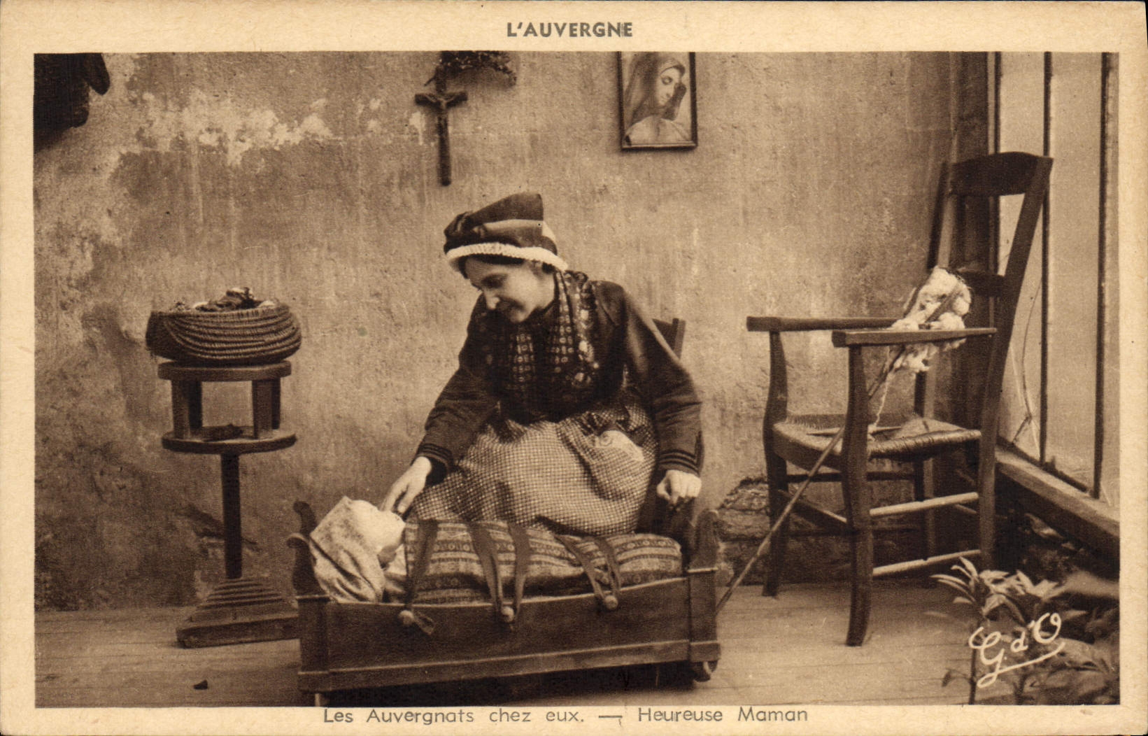 Die Auvergnats zu Hause — Glückliche Mutter — G. d'O