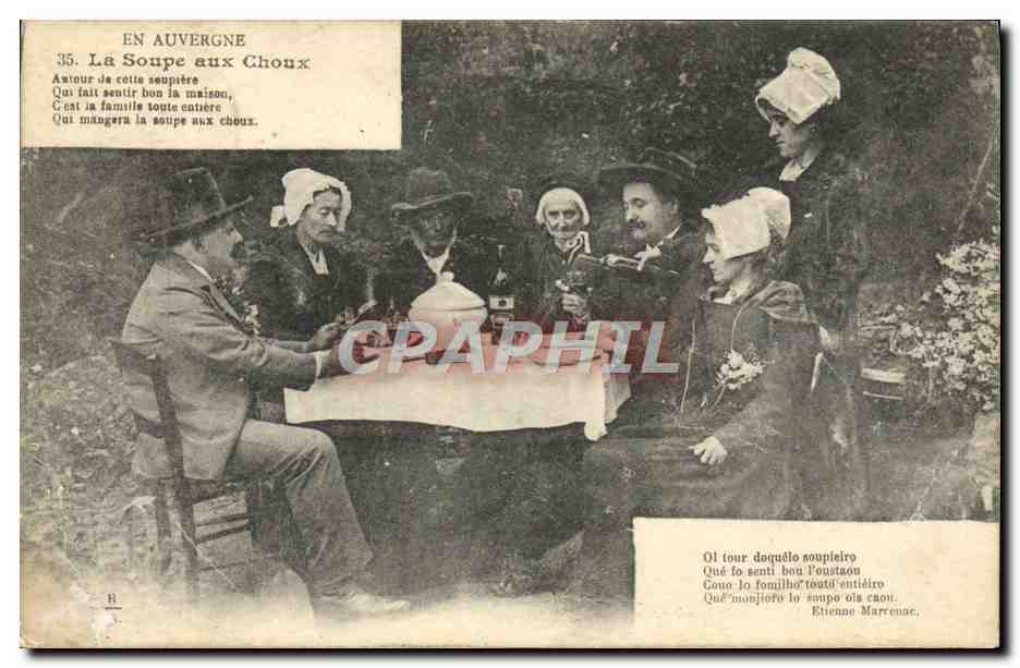 En Auvergne — La Soupe aux Choux — Éditeur : Étienne Marrenac, n° 35