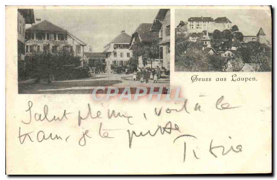 CPA gruss Aus Laupen