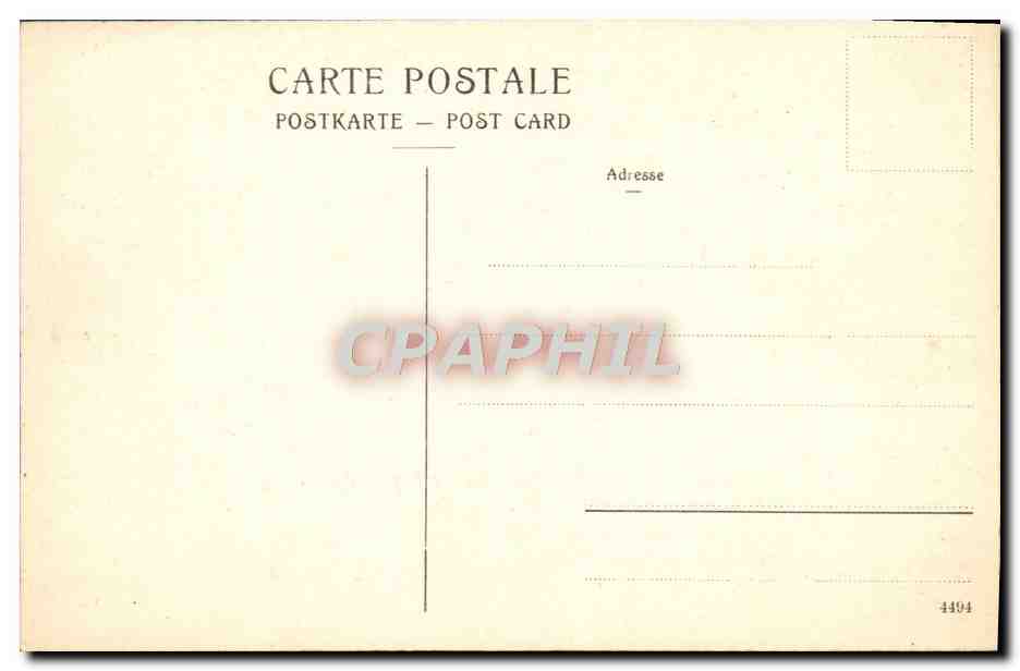 CPA Grand Hotel du Mont Sur Vevey — Back