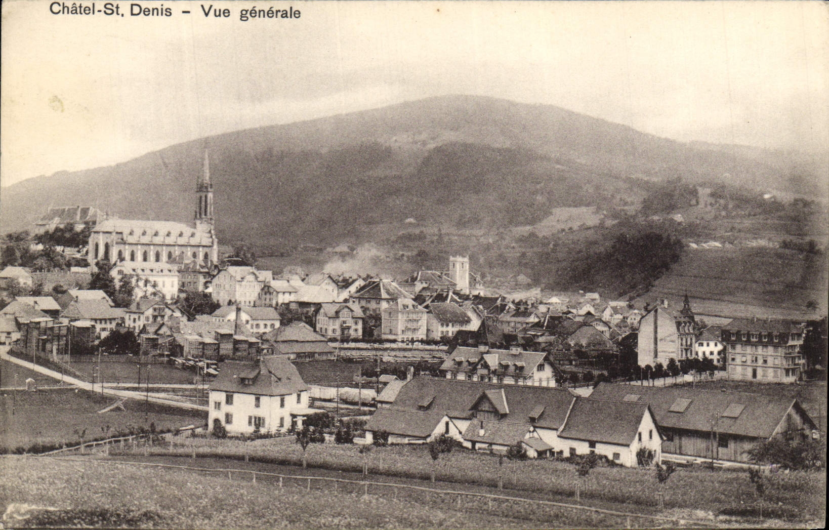 CPA Chatel St Denis Vue Generale