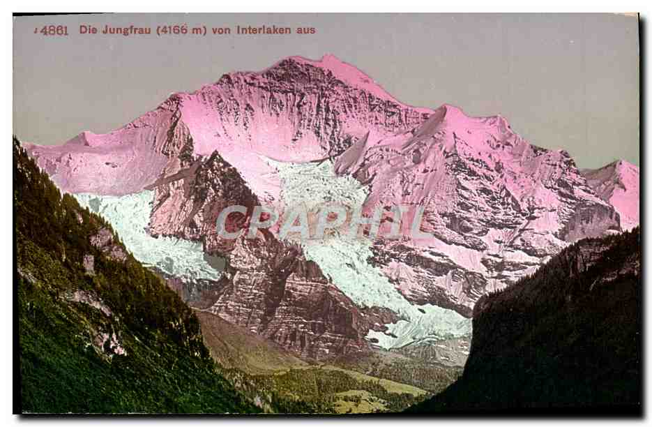 CPA Die Jungfrau von Interlaken aus