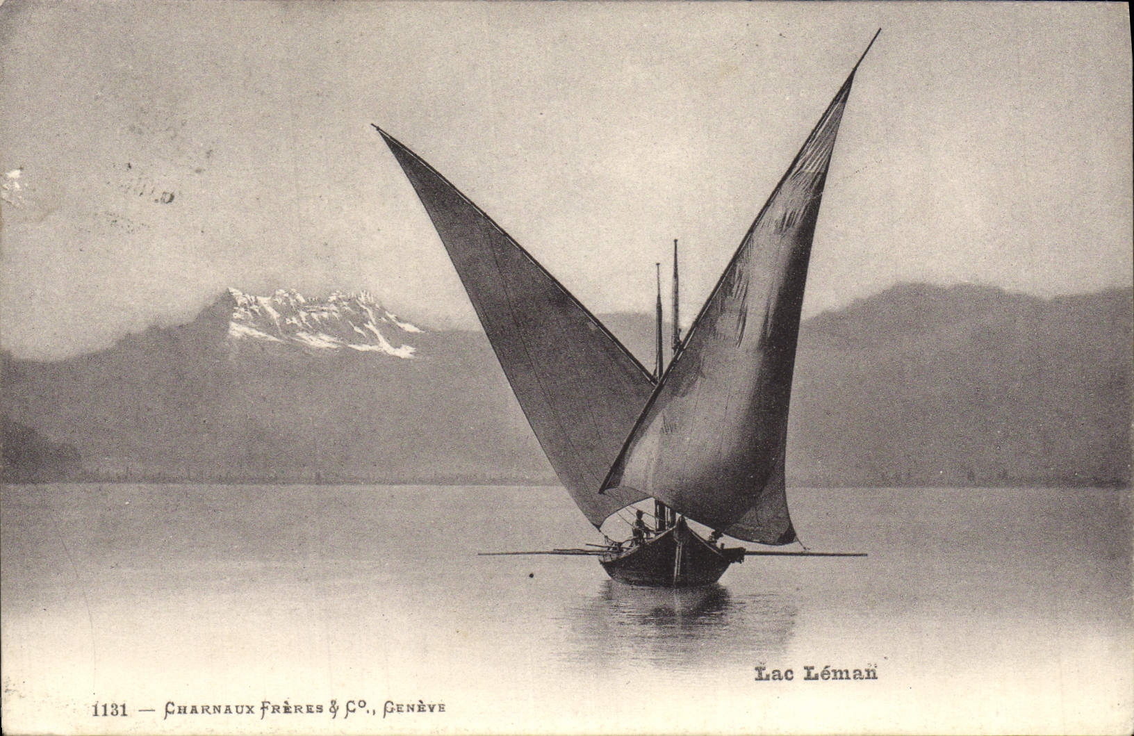 CPA Lac Leman Bateau