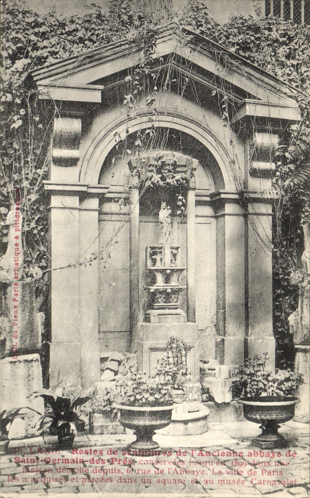 CPA Paris Restes de l'ancienne abbaye de Saint Germain des Pres