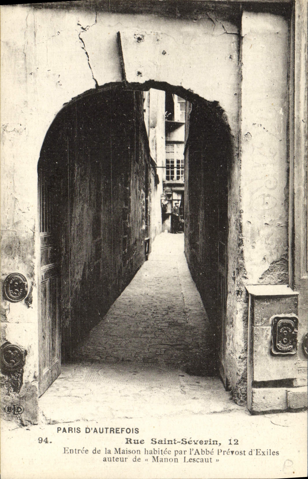 CPA Paris D'Autrefois Rue Saint Severin