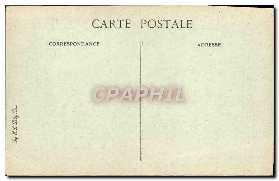 CPA Paris D'Autrefois Impasse des Boeufs — Rückseite