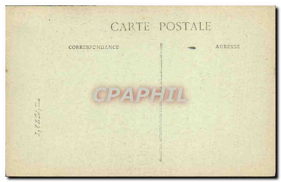 CPA Paris Rue Fouarre Emplacement de l'ancien college de Normandie — Rückseite