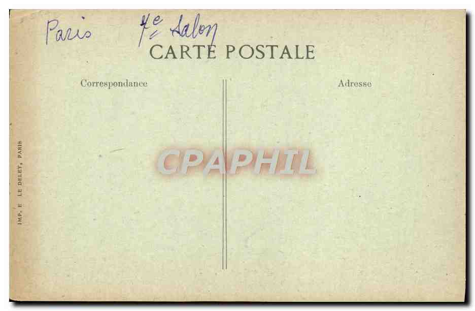 Entrée de l'Hôtel de Magny — Rue Cuvier, 57 — Paris d'autrefois — Rückseite