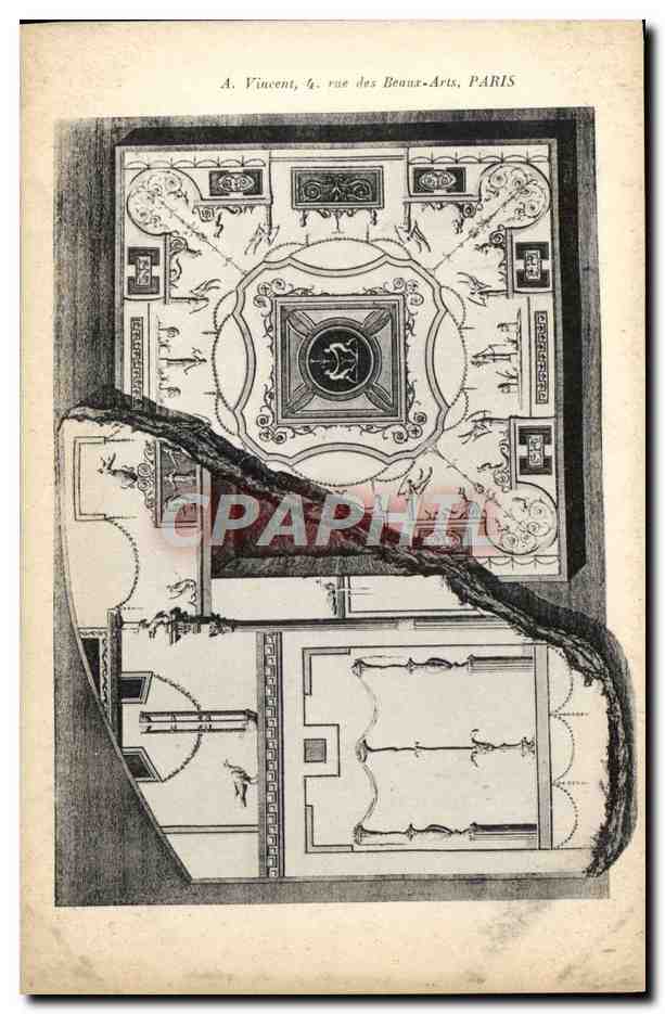 CPA Fantaisie Decor antique