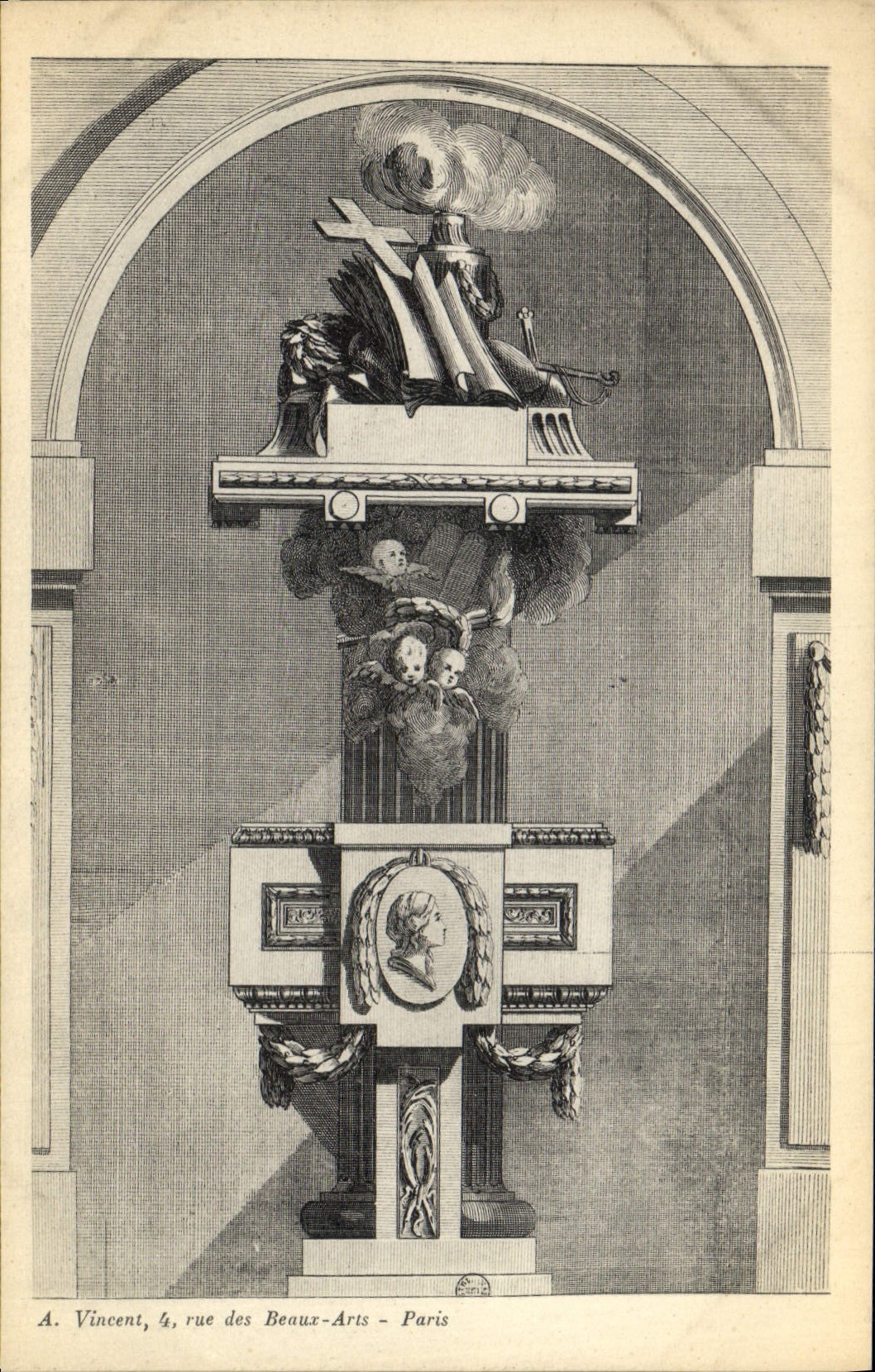 Pulpit de l'église Saint-Sulpice — Paris — A. Vincent, 4, rue des Beaux-Arts