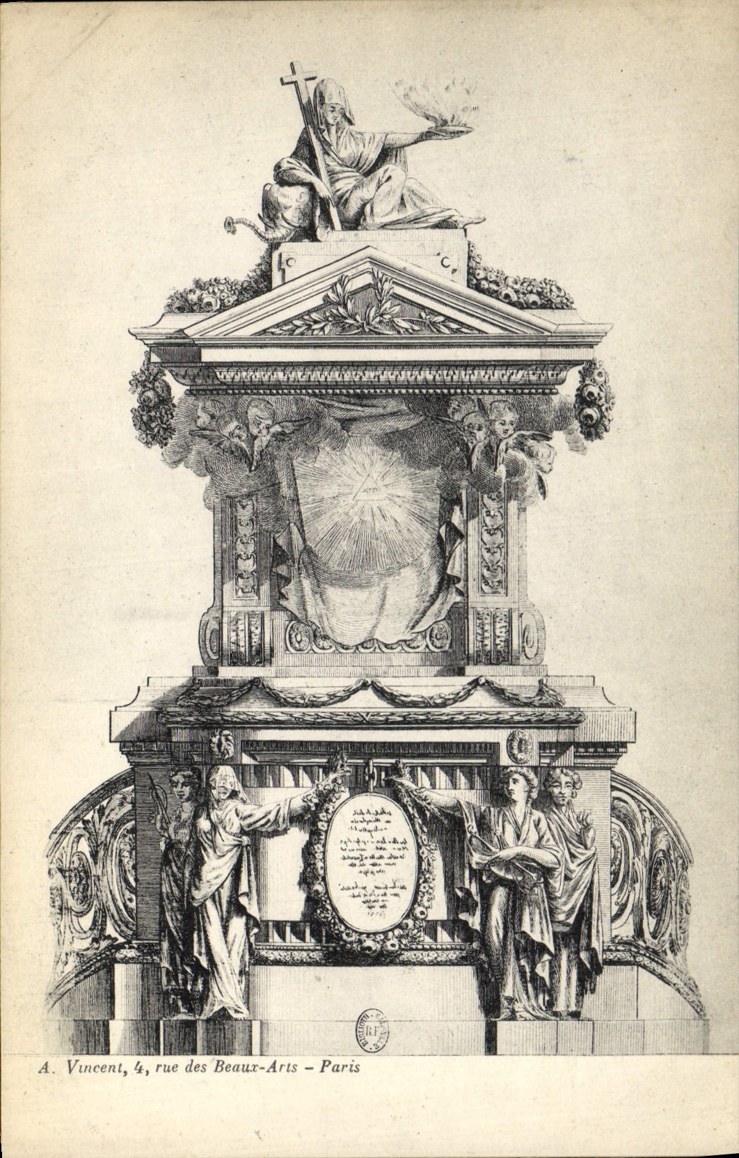 CPA Fantaisie Decor antique