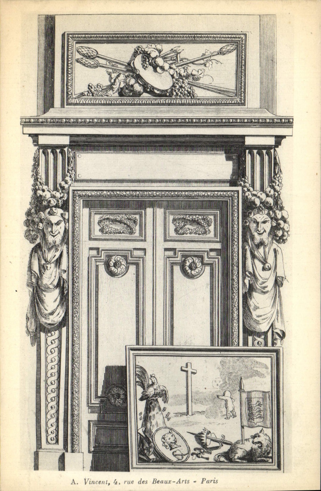 CPA Fantaisie Decor antique