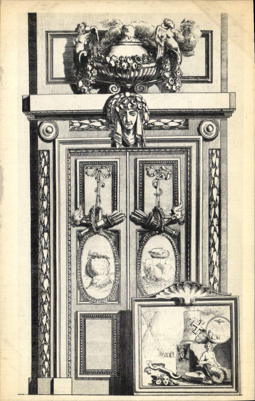 CPA Fantaisie Decor antique