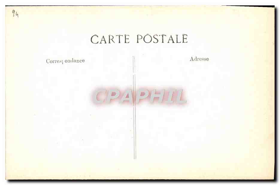 CPA Fantaisie Decor antique — Verso