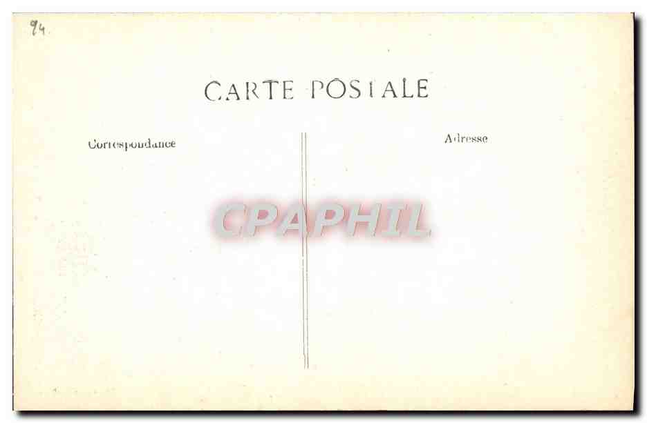 CPA Viencent rue des Beaux Arts Paris — Rückseite