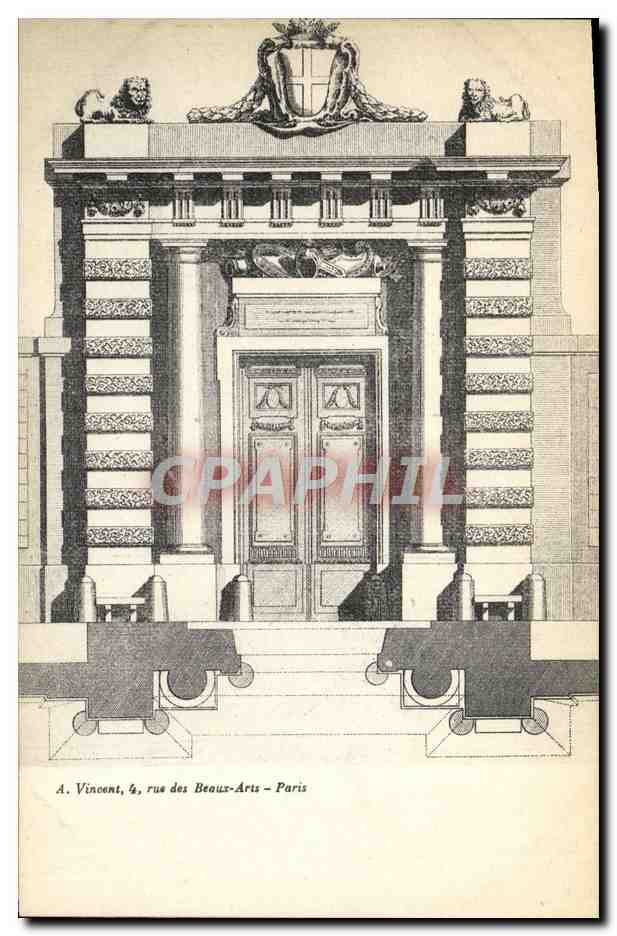 CPA Fantaisie Decor antique