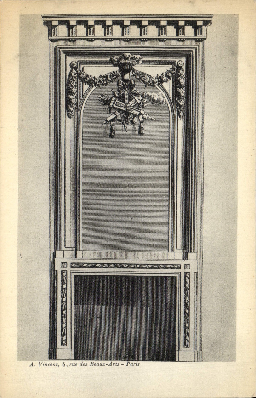 CPA Fantaisie Decor antique