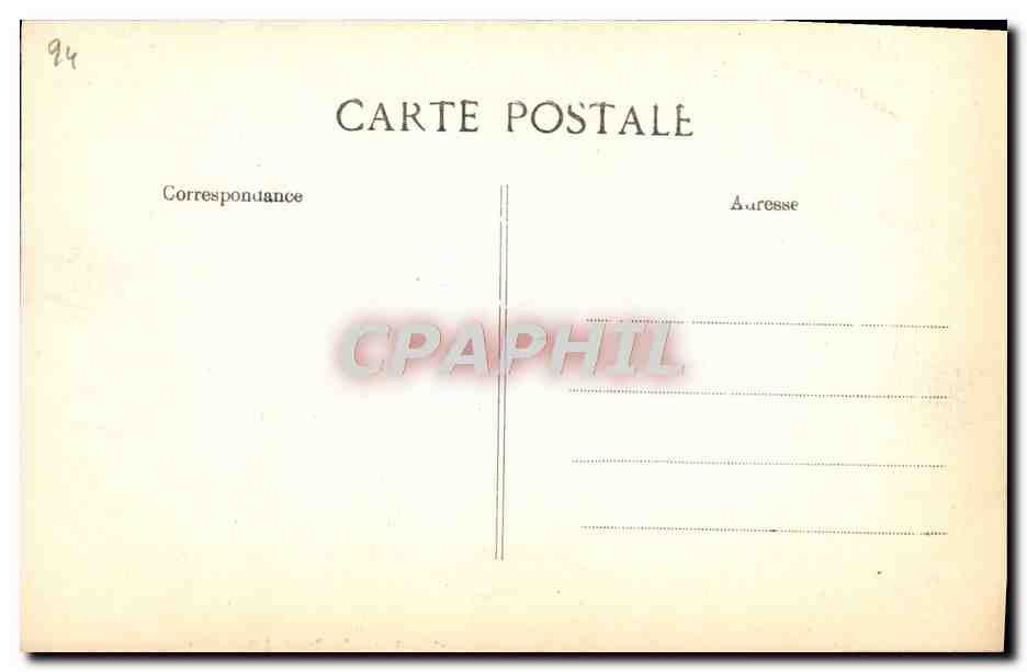 CPA Fantaisie Decor antique — Verso