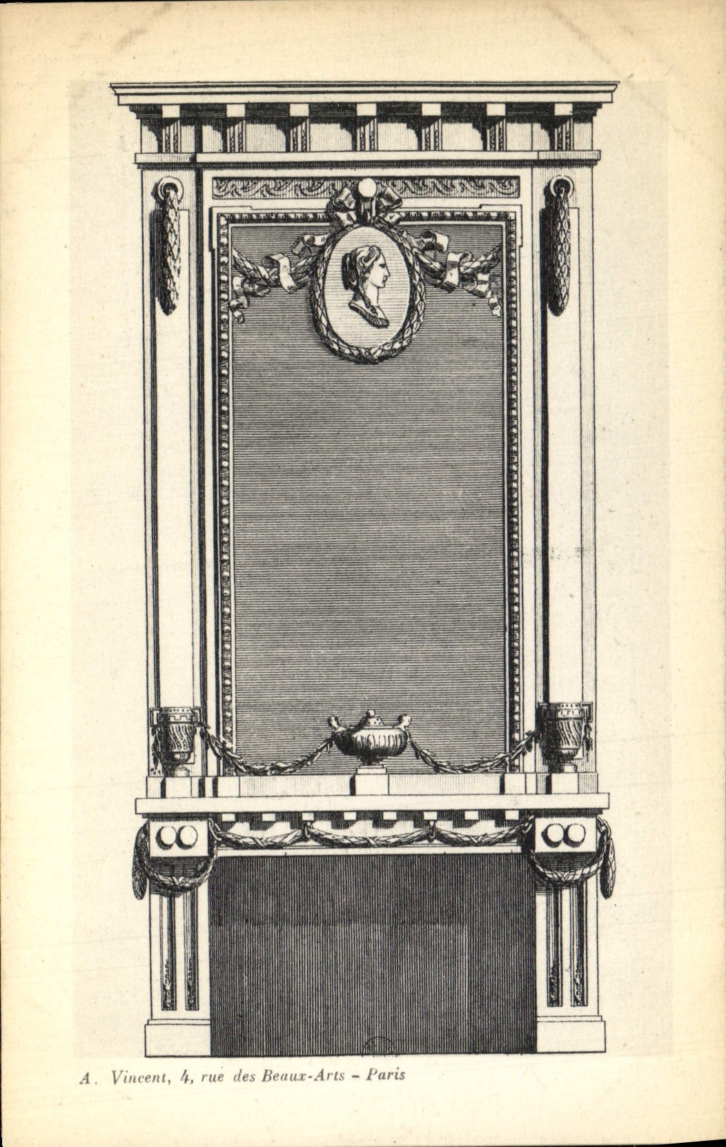 CPA Fantaisie Decor antique