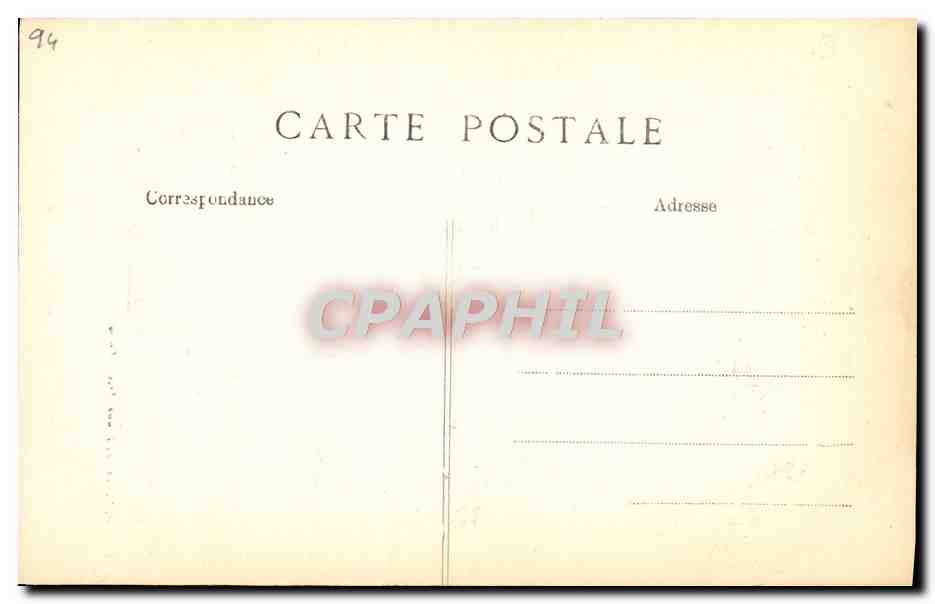 CPA Fantaisie Decor antique — Back