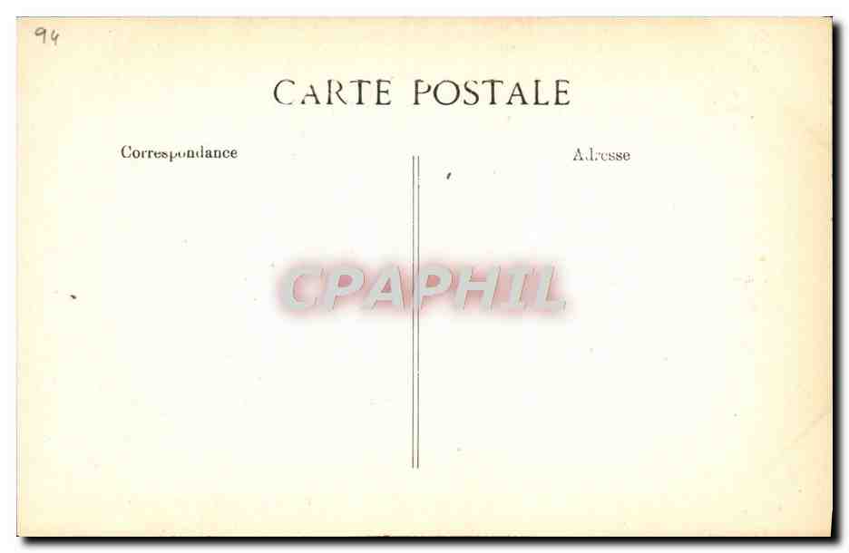 CPA Viencent rue des Beaux Arts Paris — Rückseite
