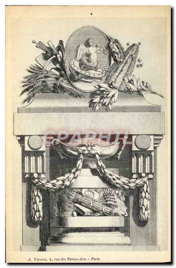 CPA Fantaisie Decor antique
