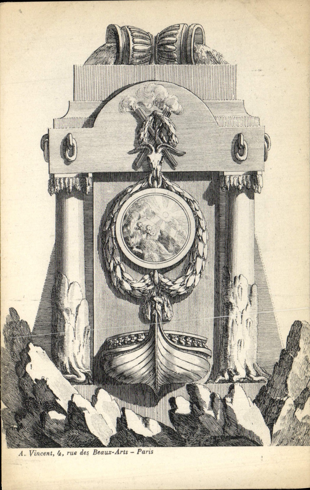 CPA Fantaisie Decor antique