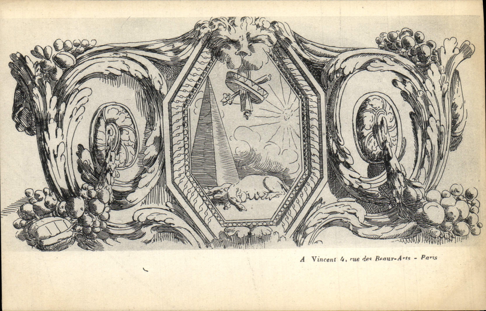 CPA Fantaisie Decor antique