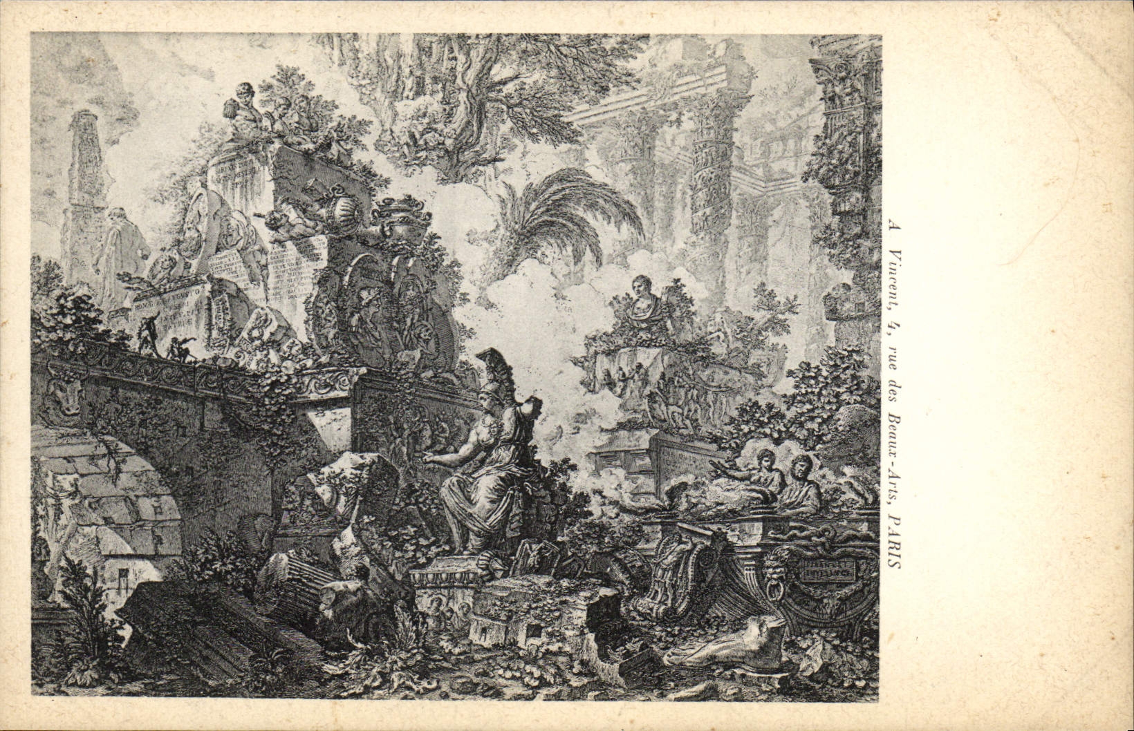 CPA Fantaisie Decor antique